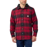 Carhartt Fodrad Skjorta Jacka Herr Oxblood XL