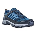 Black Crevice Chaussures de trekking homme I Low Cut I Chaussures de randonnée imperméables I Chaussures de sport outdoor haute qualité I Chaussures rembourrées avec un excellent amorti