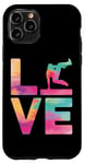 iPhone 11 Pro Parkour Free Running Traceur Watercolor Girl Love Case