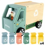 Camion-benne Woomax jouet 8 Pièces 24 x 15 x 13,5 cm [4 Unités]