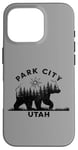 Coque pour iPhone 16 Pro Park City Utah Vacation Ours Forêt Soleil