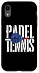 Coque pour iPhone XR Dos de padel tennis