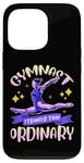 Coque pour iPhone 13 Pro Barres de gymnastique pour fille - Train solide - Faisceau rabattable