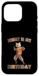 Coque pour iPhone 16 Pro Chemise « Today Is My Birthday Fox »