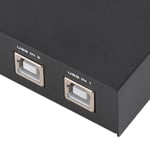 USB Sharing Manual Switch Box USB 2.0 To USB B 4 Port Share Switcher Hub For Hot