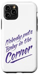 iPhone 11 Pro Funny Nobody Puts Baby in the Corner 80s Dance Womens Purple Case