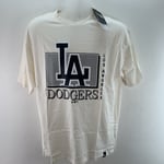 New Era LA Dodgers MLB Team Wordmark White Oversized T-Shirt White, Size M