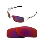 NEW POLARIZED CUSTOM LIGHT RED LENS FOR OAKLEY VALVE SUNGLASSES