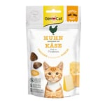 GimCat Crunchy Snacks Poulet avec Fromage - Friandise pour Chat croustillante et Riche en protéines - 1 Sachet (1 x 50 g)