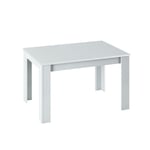 Table à manger extensible Kendra 140 cm (largeur) x 78 cm (hauteur) x 90 cm (profondeur) - Artik blanc