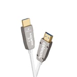 celexon UHD Optical Fibre HDMI 2.1 8K Active Kabel 6m, vit