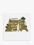 The Proper Mail Company Lawn Mower Birthday Card