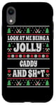 iPhone XR Funny Golf Caddy Ugly Christmas Design Xmas Themed Case