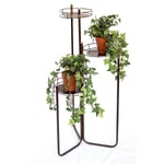 Dandibo - Echelle à Fleurs Art.2A Porte Fleurs Colonne à Fleurs 90cm Colonne à Plantes Porte-Plantes