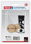 tesa Power.Kit adapter BK43-2, adhésif replacement kit, metal plate, diameter 34mm, height 16mm, bolt length 12mm