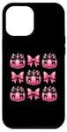 iPhone 13 Pro Max Pink Coquette Bow Pumpkin Halloween Thanksgiving Autumn Case