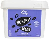 Munchy Seeds Mega Omega Sprinkles, Vegan Snacks for Kids & Adults - 2.3kg Bumper Tub