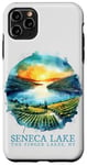 iPhone 11 Pro Max Seneca Lake Sunset Vineyard Finger Lakes NY Nostalgic Art Case