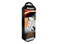 Energizer Hardcase - Lightning Till 3,5 Mm Jack Ljudadapter Mfi Certifierad 11 Cm Eu (Vit)