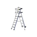 Tubesca Comabi - Escabeau pirl 7 marches - Hauteur max. de travail 3.64m - 2272917