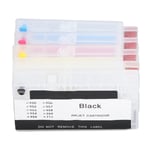 4 Colors Ink Cartridge With Permanent Chip Refillable Ink Box Printer Spares UK