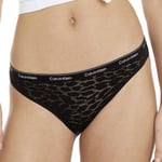 Calvin Klein Truser 3P Modern Lace Bikini Svart polyamid Small Dame