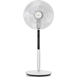 VIOLA Ventilateur sur Pied Silencieux avec Télécommande, Moteur Brushless Économie, Puissant Flux d’air, 32 Vitesses, Oscillant 320°, Hauteur réglable, Incliner vers le haut 90°, Minuterie