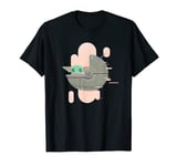 Star Wars The Mandalorian Grogu Floating Pod Digital Galaxy T-Shirt