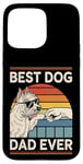 Coque pour iPhone 15 Pro Max West Highland White Westie Dad Best Dog Dad Fête des pères Homme