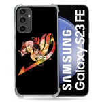 Cokitec Coque Renforcée pour Samsung Galaxy S23 FE Manga Fairy Tail Logo Noir