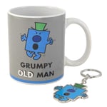 Grumpy Old Man | Mr Men | Mug & Keyring | Boxed Gift