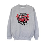 Disney Boys Cars Lightning McQueen Collage Sweatshirt (Sports Grey) - Light Grey - Size 3-4Y