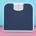 Bathroom Scales Weighing Scale Body Accurate Mechanical Dial White Blue 130kg