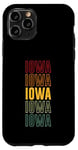 Coque pour iPhone 11 Pro Rainbow de l'Iowa