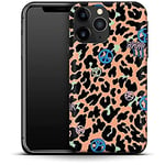 caseable Apple iPhone 12 Pro Max Mobile Phone Case - Premium Protective Case with Shock-Absorbing Inner Layer & Scratch-Resistant Surface - Colourful Design & All-Round Print - Leopard Peace Palms -