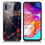 Samsung Fantasy Galaxy A70 kuoret - Teräsvaijeri Monivärinen