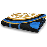 Inter F.C Couvre-lit matelassé pour lit 1 Place, Couette de Printemps, 170 x 260 cm