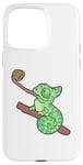 Coque pour iPhone 15 Pro Max caméléon enfant reptile amphibien zoo enfant