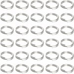 Gabrielle 800 Pack Anneau Porte Clé 10mm Mini Split Jump Ring avec Double Boucles Split Porte Clef Petits Anneaux en Métal Connecteurs Porte Cle pour