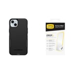 Otterbox Commuter Apple iPhone 15 Plus/iPhone 14 Plus - Black - ProPack with Premium Tempered Glass Protector