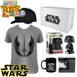 Star Wars Gift Set - Darth Vader POP, 350ml Mug & Rebel Alliance Cap & Lrg Shirt