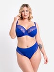 Curvy Kate Wild One Underwired Lace Non-padded Balcony Bra - Ultraviolet, Purple, Size 32J, Women