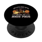 this witch needs coffee before any hocus pocus PopSockets PopGrip Interchangeable