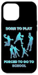 Coque pour iPhone 12 Pro Max Idée de basket-ball amusante pour garçons et adolescents