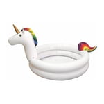 Paris Prix - Piscine Gonflable licorne 192cm Blanc