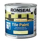 Ronseal One Coat Tile Paint - High Gloss Lime Green - 750ml - 3 x 250ml Tins.