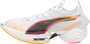 Puma Fast-R Nitro Elite 2 Mens Running Shoes White Carbon Plated Racing Trainers