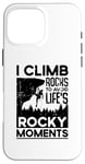 iPhone 16 Pro Max I climb rocks to avoid - Bolder Bouldering Rock Climber Case