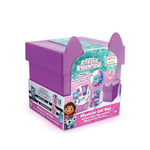 Gabby's Dollhouse Mystery Cat Box Slime Sensory Kit, mercat charm, create your own slime, easy storage, Purple