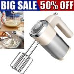 5 Speed Electric Hand Held Mixer Electronic Handheld Whisk Food Blender Cake uau